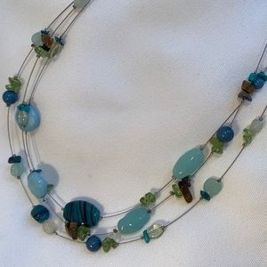 Lia Sophia Multi-Stone Necklace
